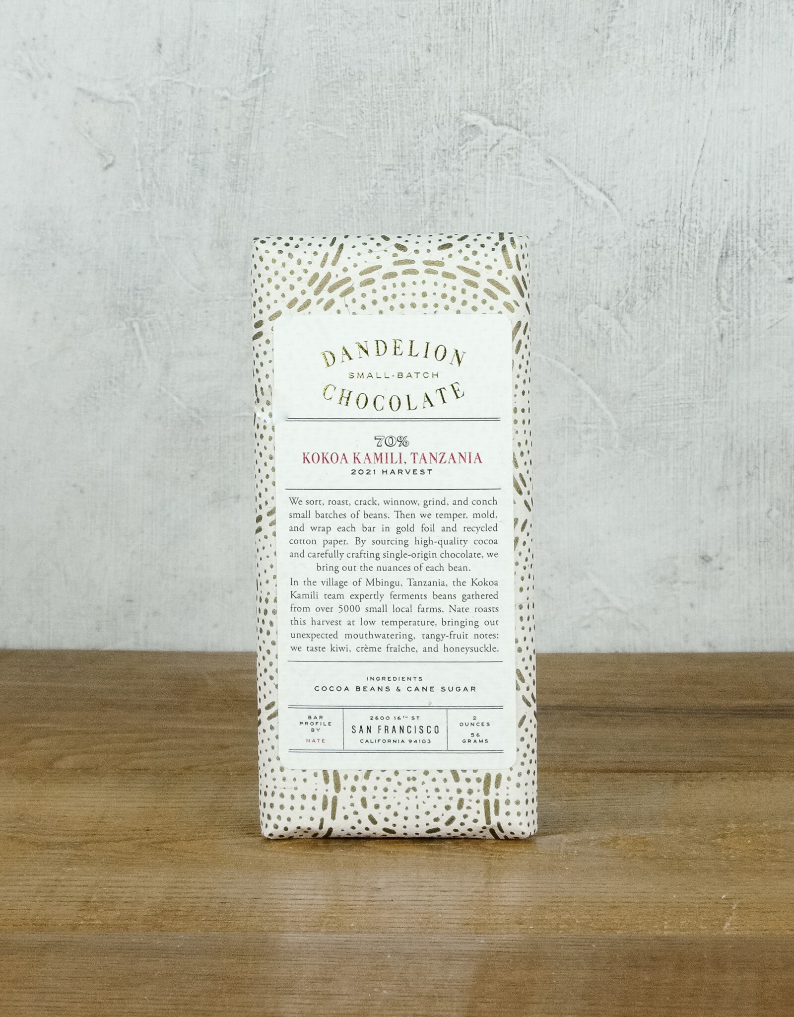 Dandelion Chocolate Kokoa Kamili 70%