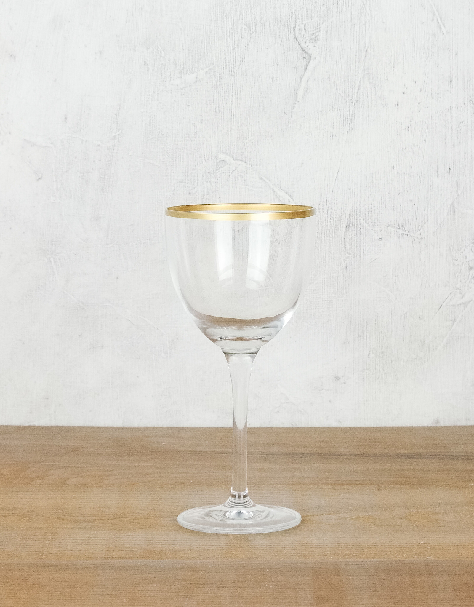 Nick & Nora Glass with Gold Trim