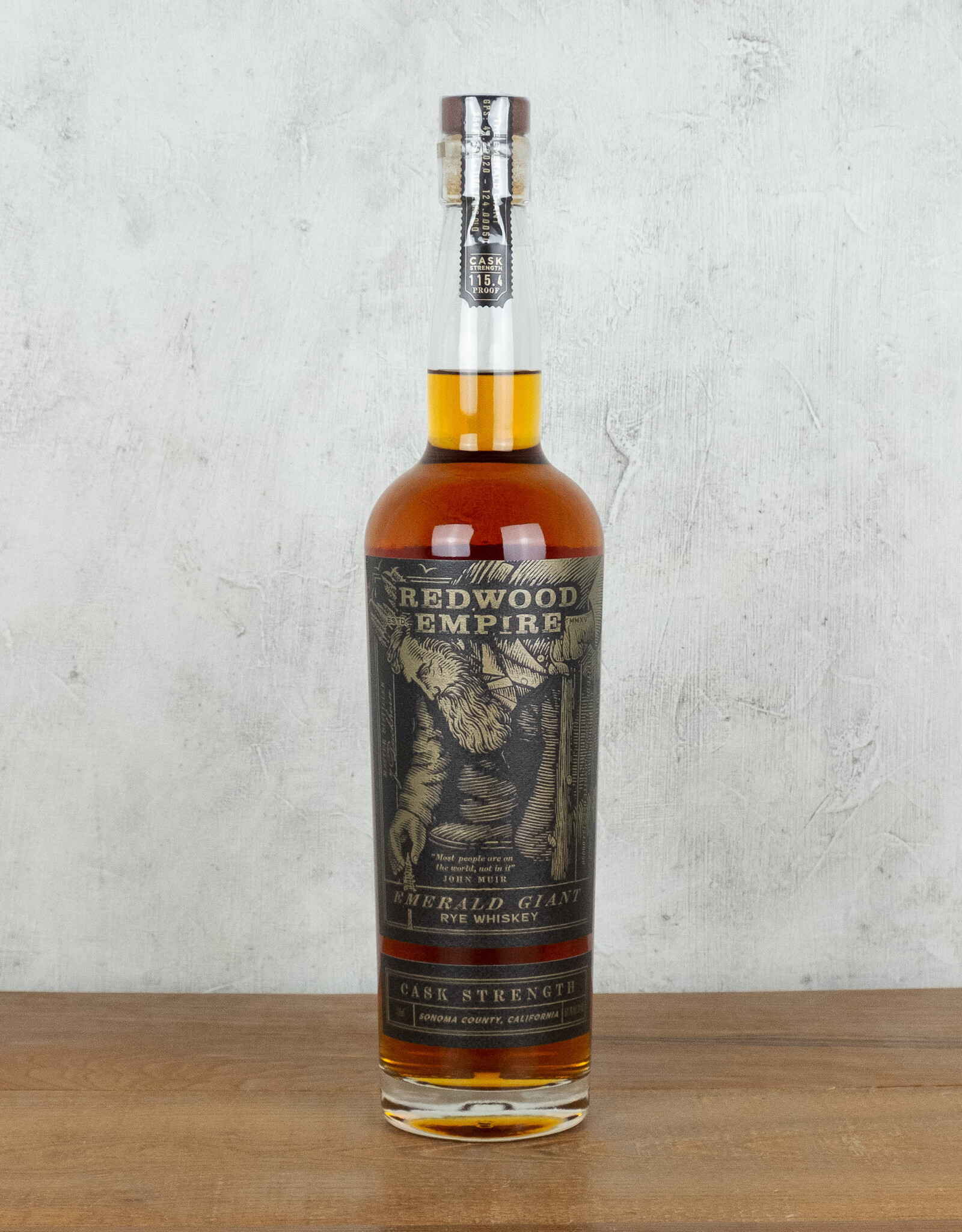 Redwood Empire Emerald Giant Rye Cask Strength Whiskey