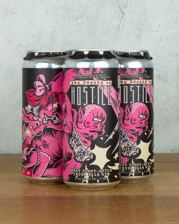 Dssolvr Living Waters Collab Hustle is Hostile West Coast IPA 4pk