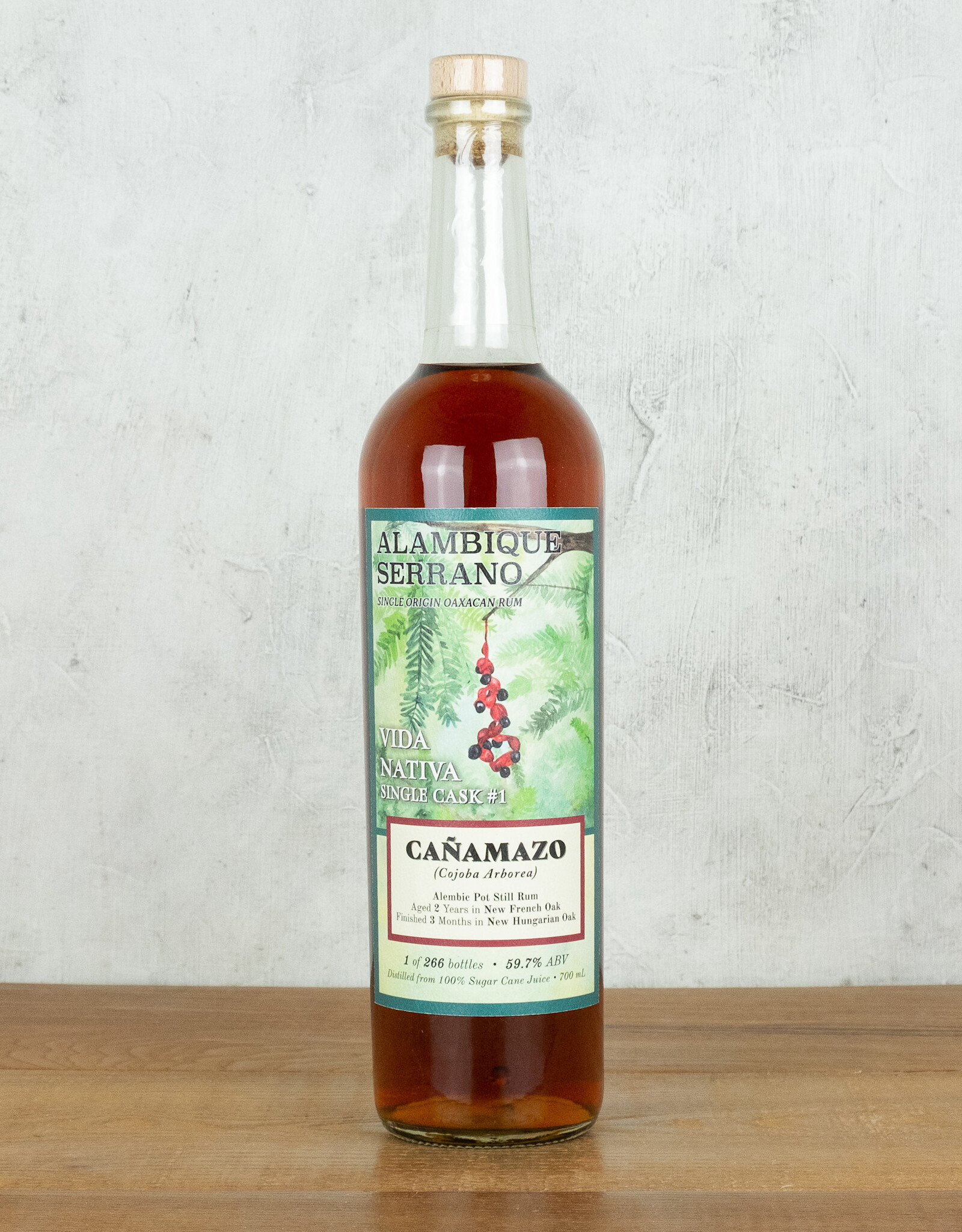 Alambique Serrano Vida Nativa Cañamazo Single Cask #1