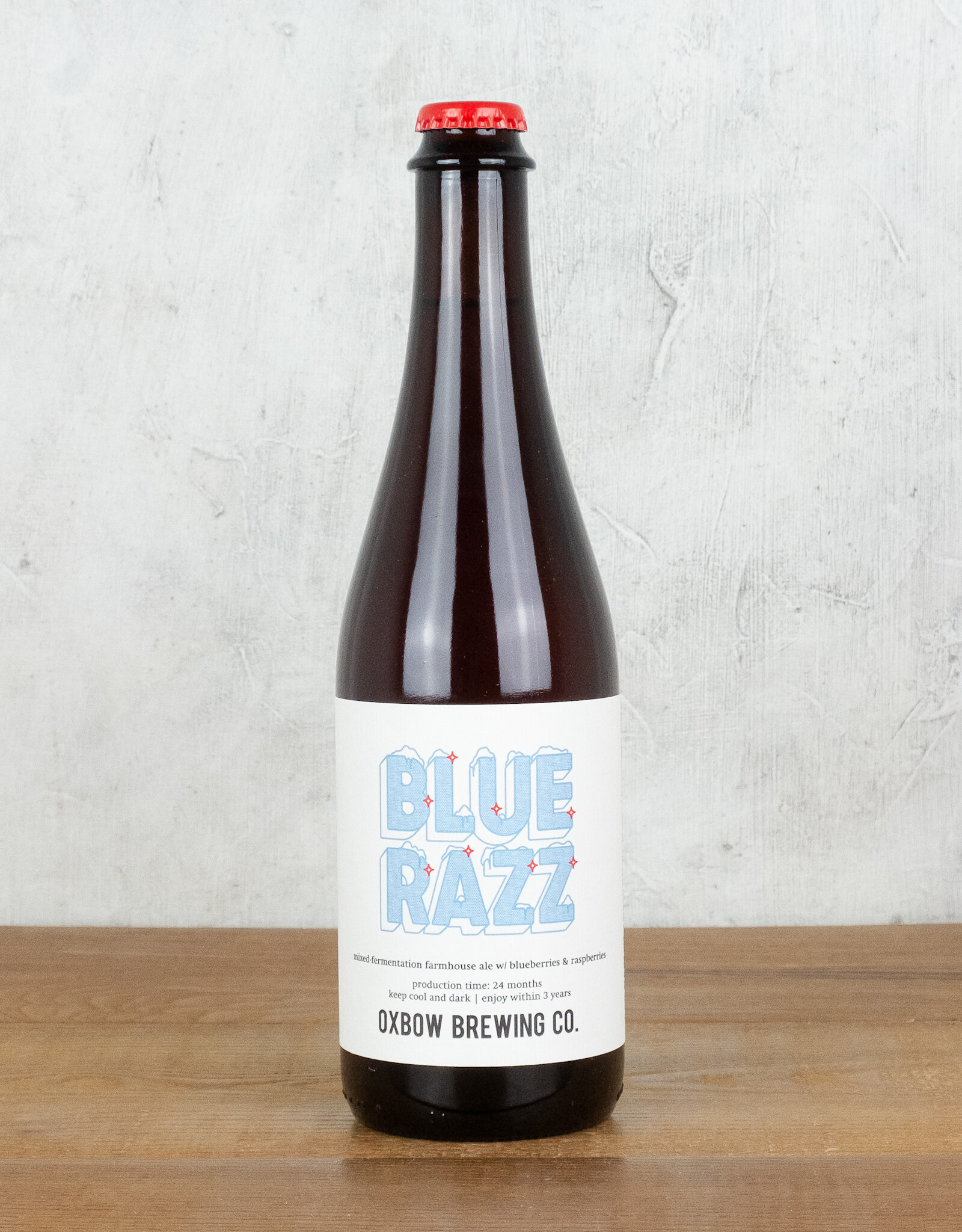 Oxbow Brewing Blue Razz Farmhouse Ale 500ml