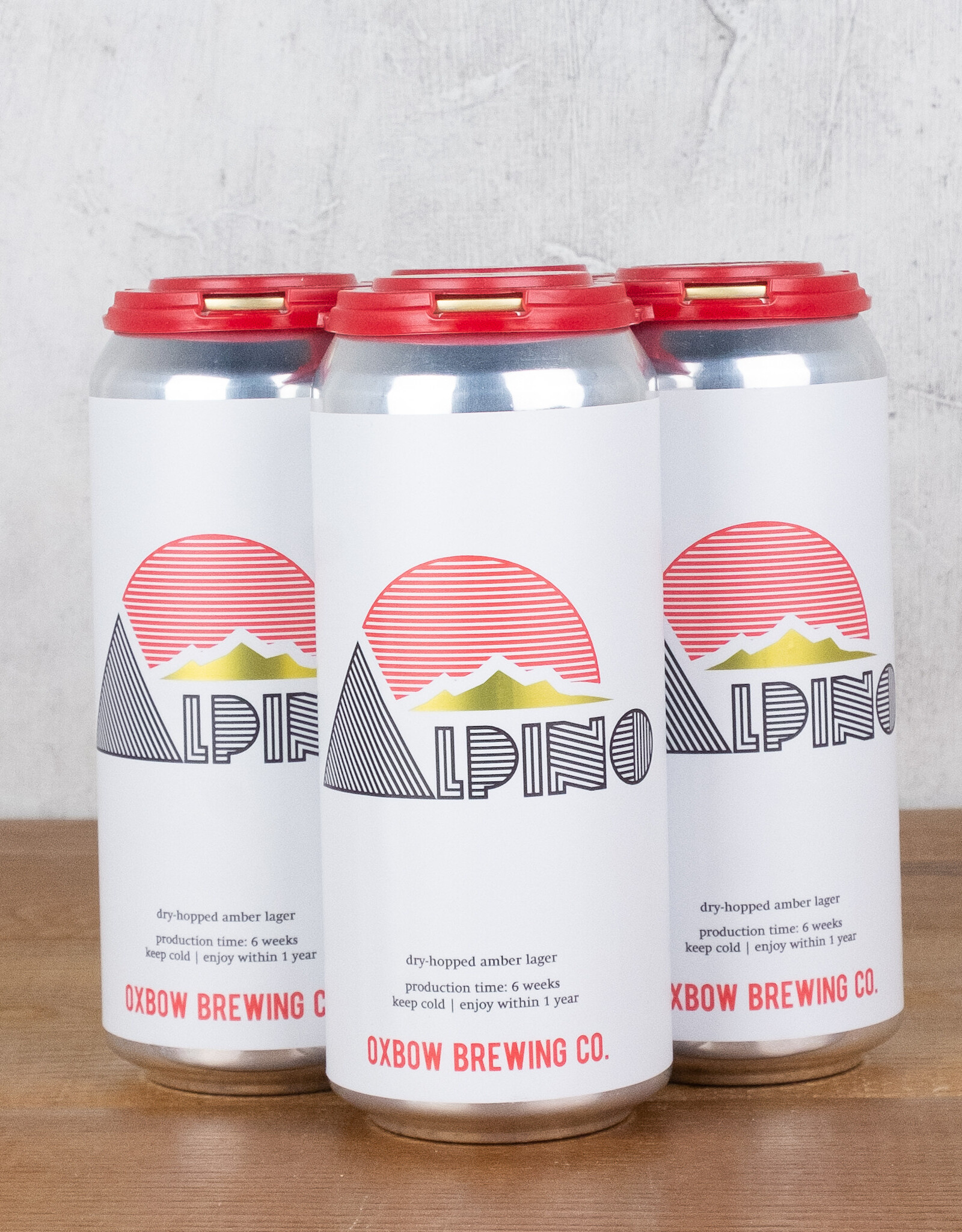 Oxbow Brewing Alpino Amber Lager 4pk