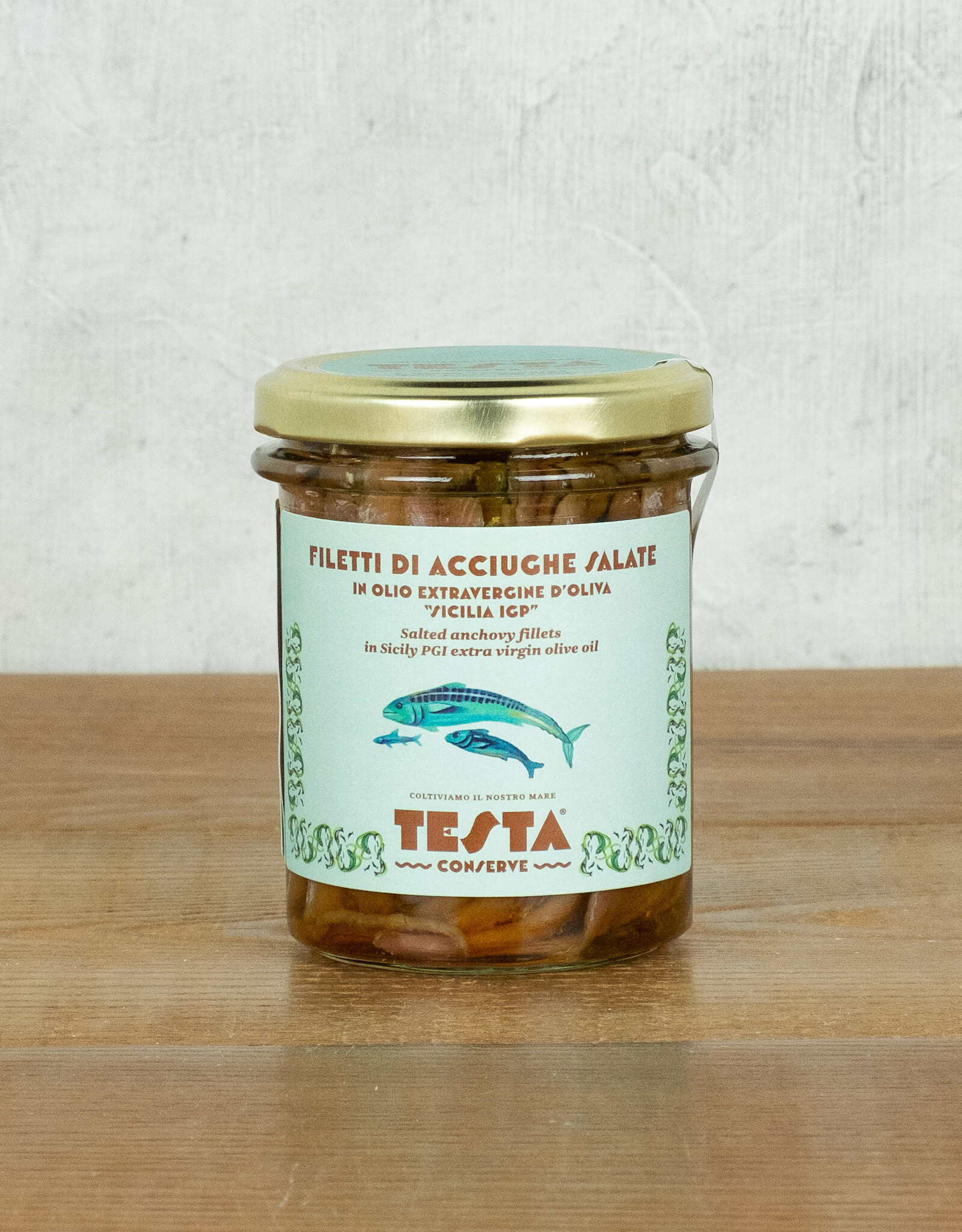 Testa Fillets Of Salted Anchovies in EVOO