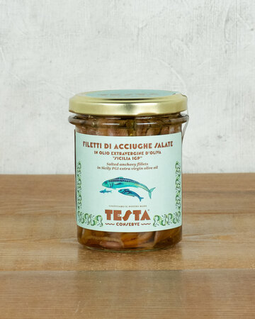 Testa Fillets Of Salted Anchovies in EVOO