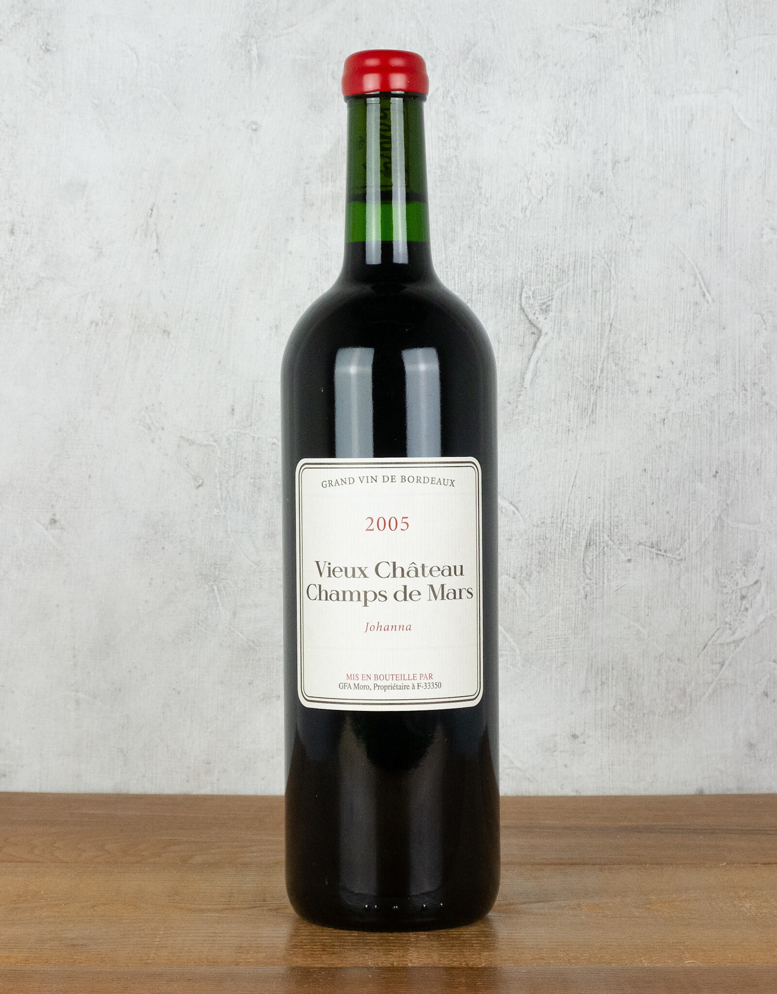 Vieux Chateau Champs de Mars Johanna Bordeaux ‘05