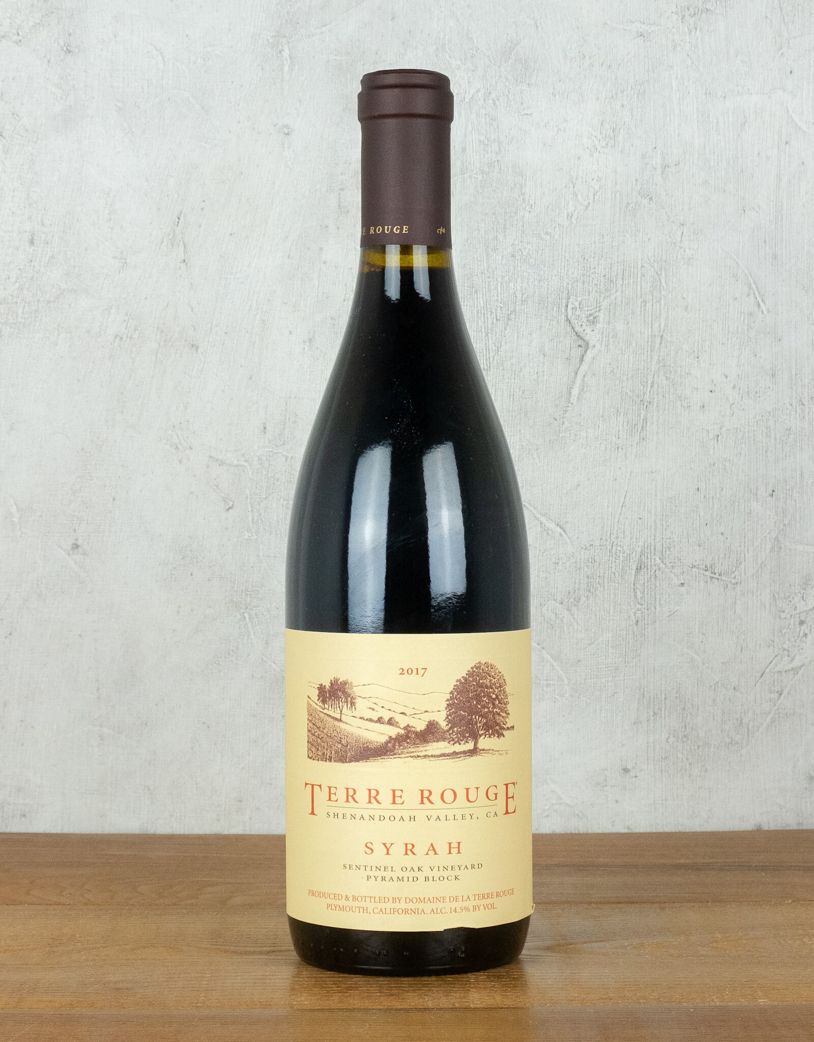 Terre Rouge Syrah Sentinel Oak Vineyard 2017