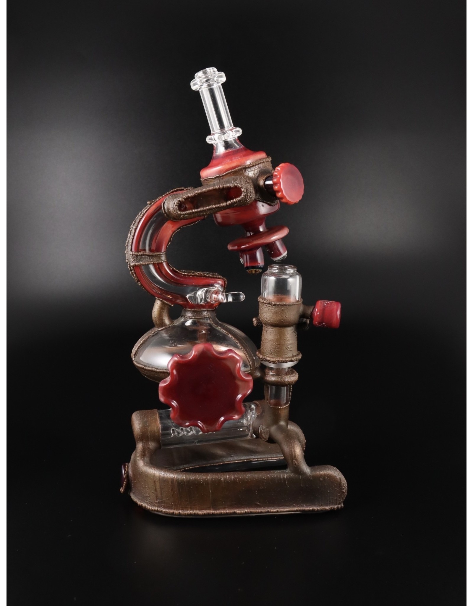 Eric Anders / Troy Bennett Glass (TAB) Electroformed Microscope Water Pipe