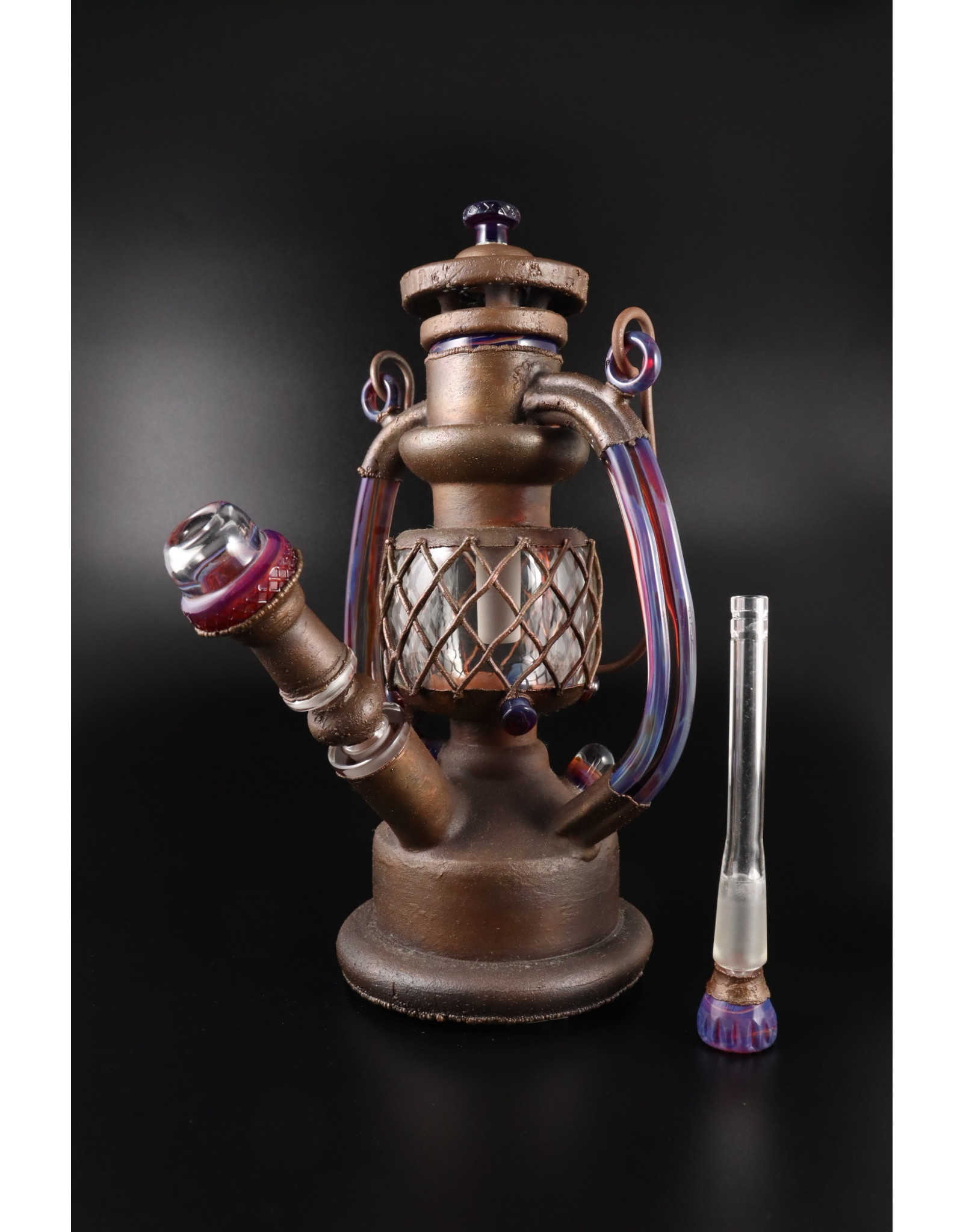 Eric Anders / Troy Bennett Glass (TAB) Electroformed Lantern Water Pipe