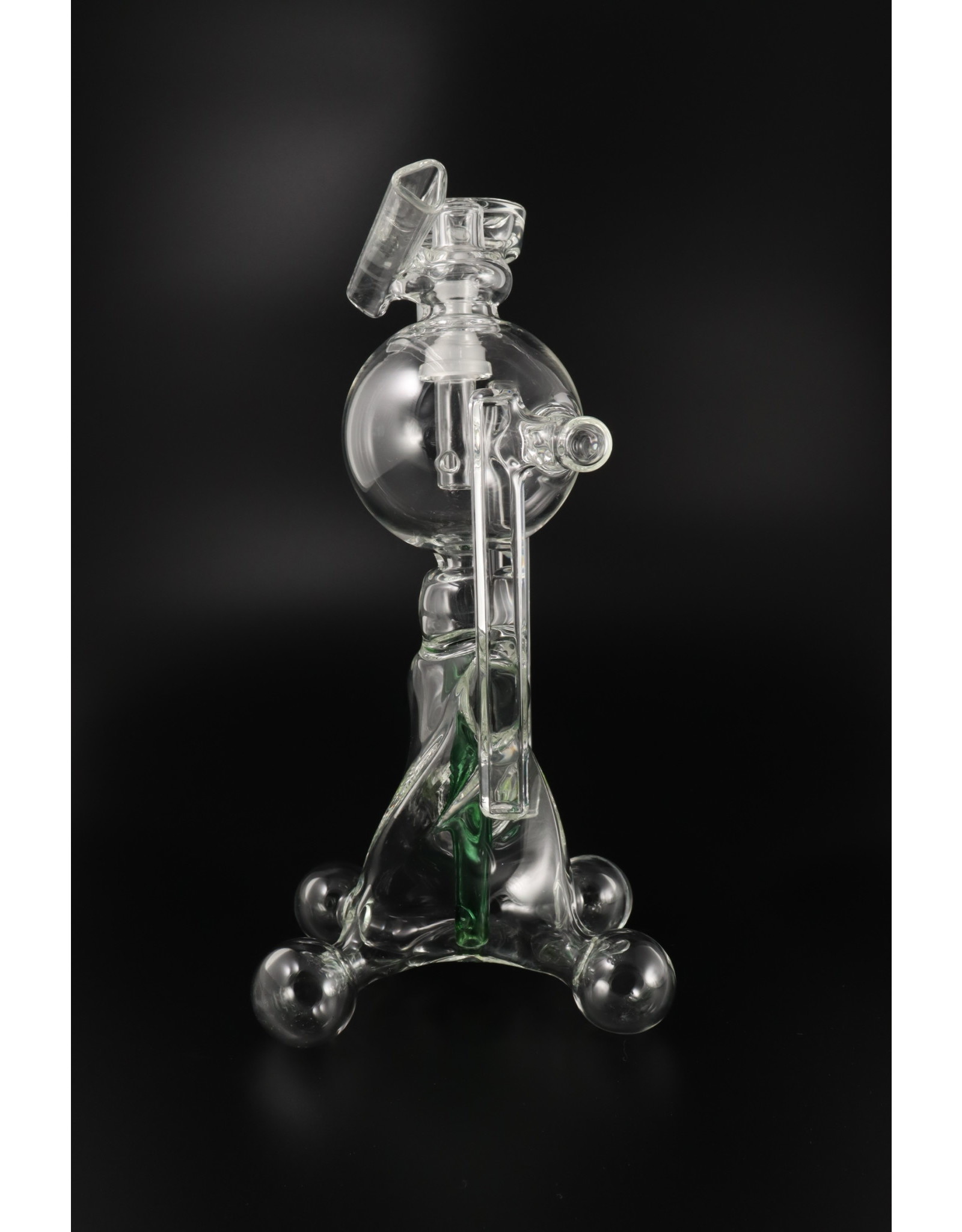 Hamm's Waterworks Twisted Coriolis Recycler - Green - Water Pipe