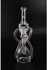 Liquid Glass Arts Mini Hourglass - Hybrid Recycler Water Pipe