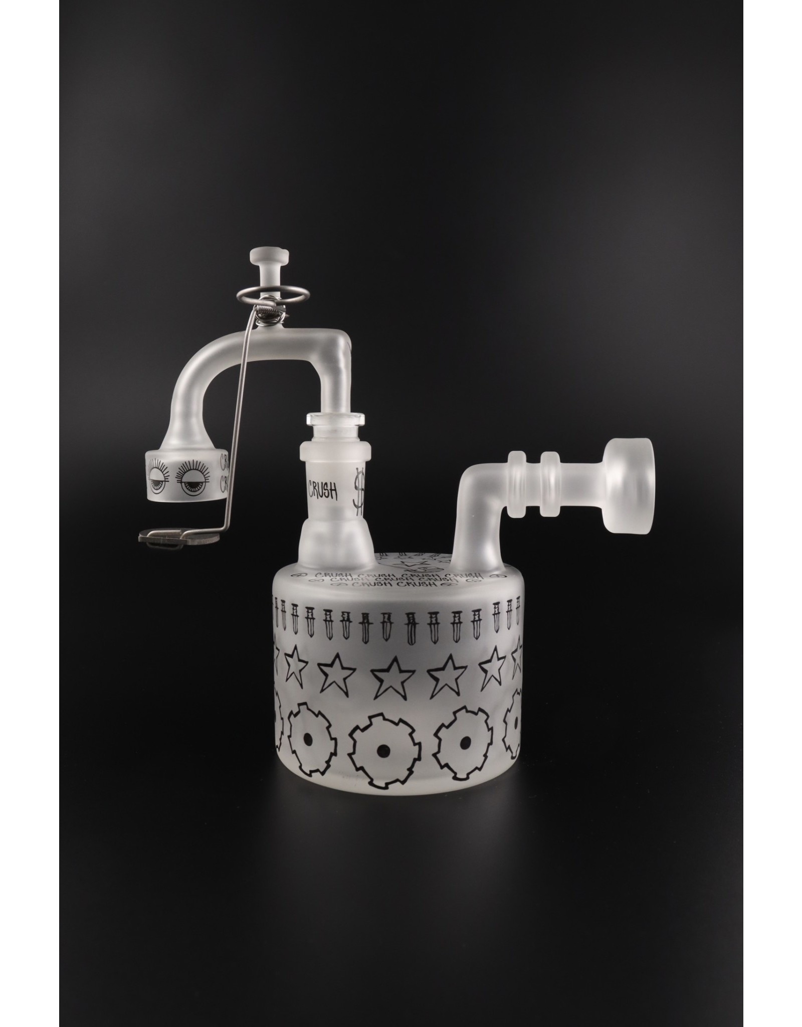 Zach Puchowitz Zach Puchowitz 3" Civic Bubbler w/ Hook Water Pipe