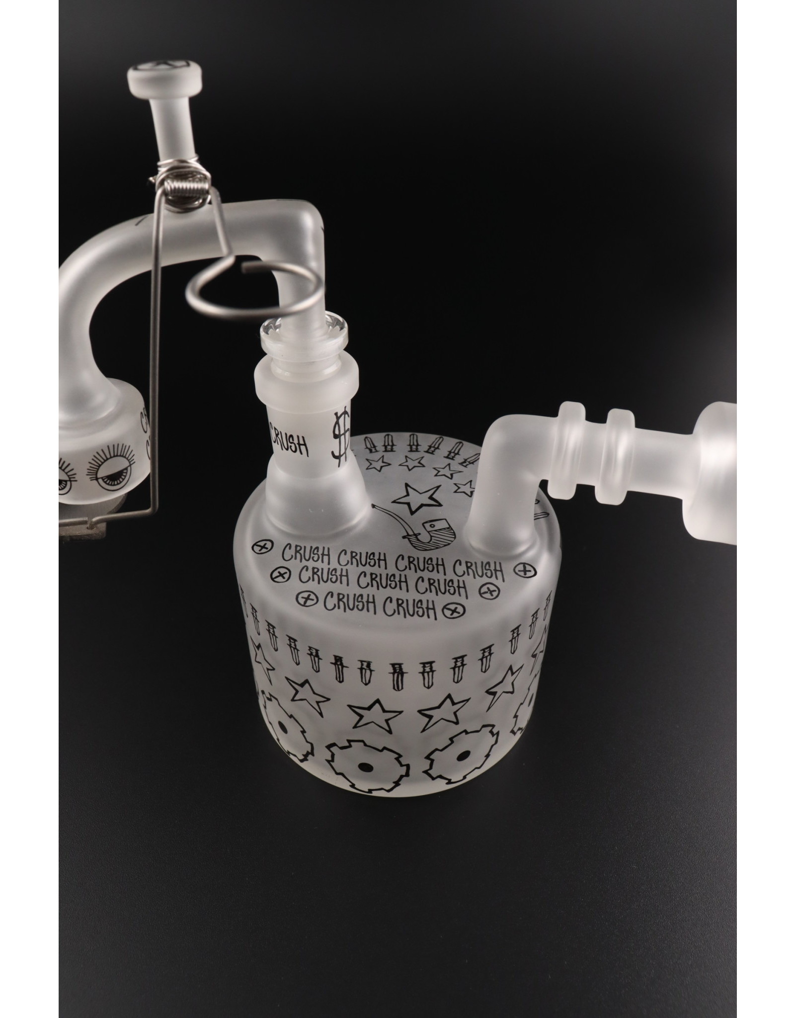 Zach Puchowitz Zach Puchowitz 3" Civic Bubbler w/ Hook Water Pipe