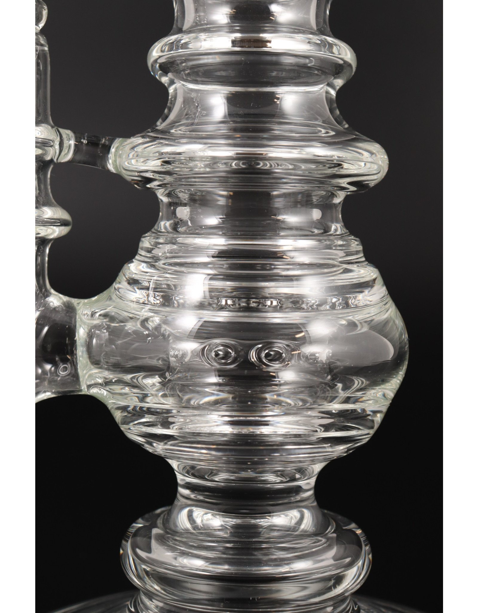 Elite Glass Dotstack Donut Tube Water Pipe