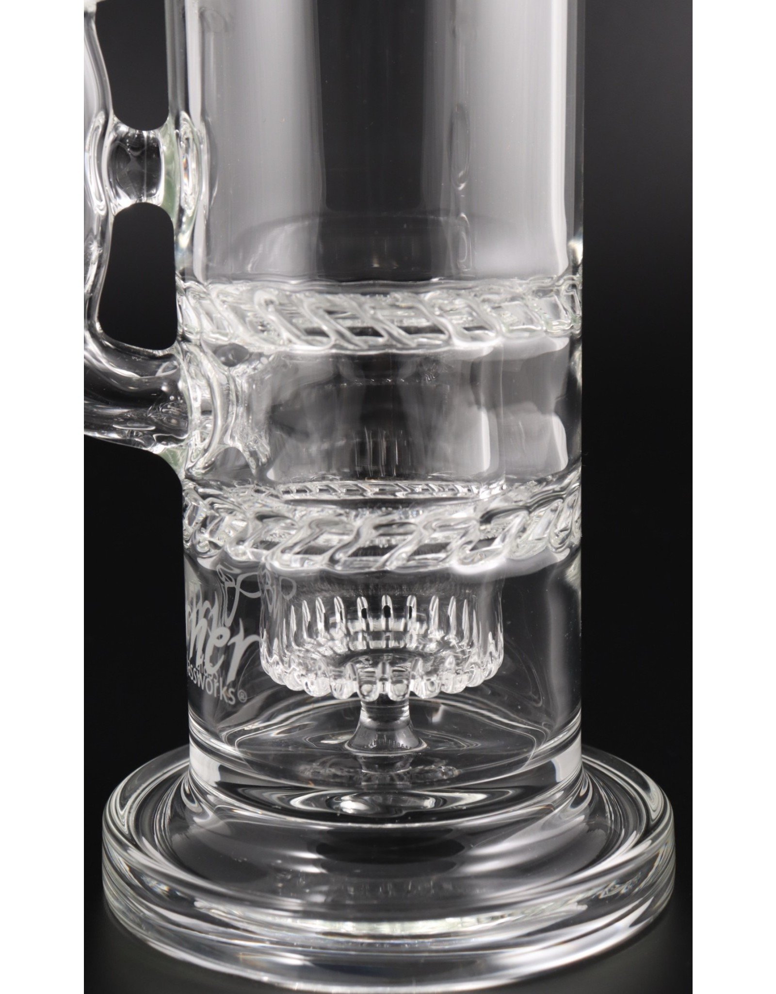 Burner Glassworks Double Turbine Water Pipe