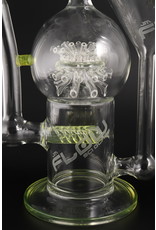 Flow Sci Glass Illuminati Grided Inline Recycler w/ Spinkler Perk Water Pipe