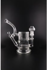 GFM STACKT Inline w/Glass Dabber & Holder Attached Water Pipe