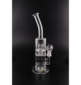 Licit Glass Double Micro Rig Water Pipe