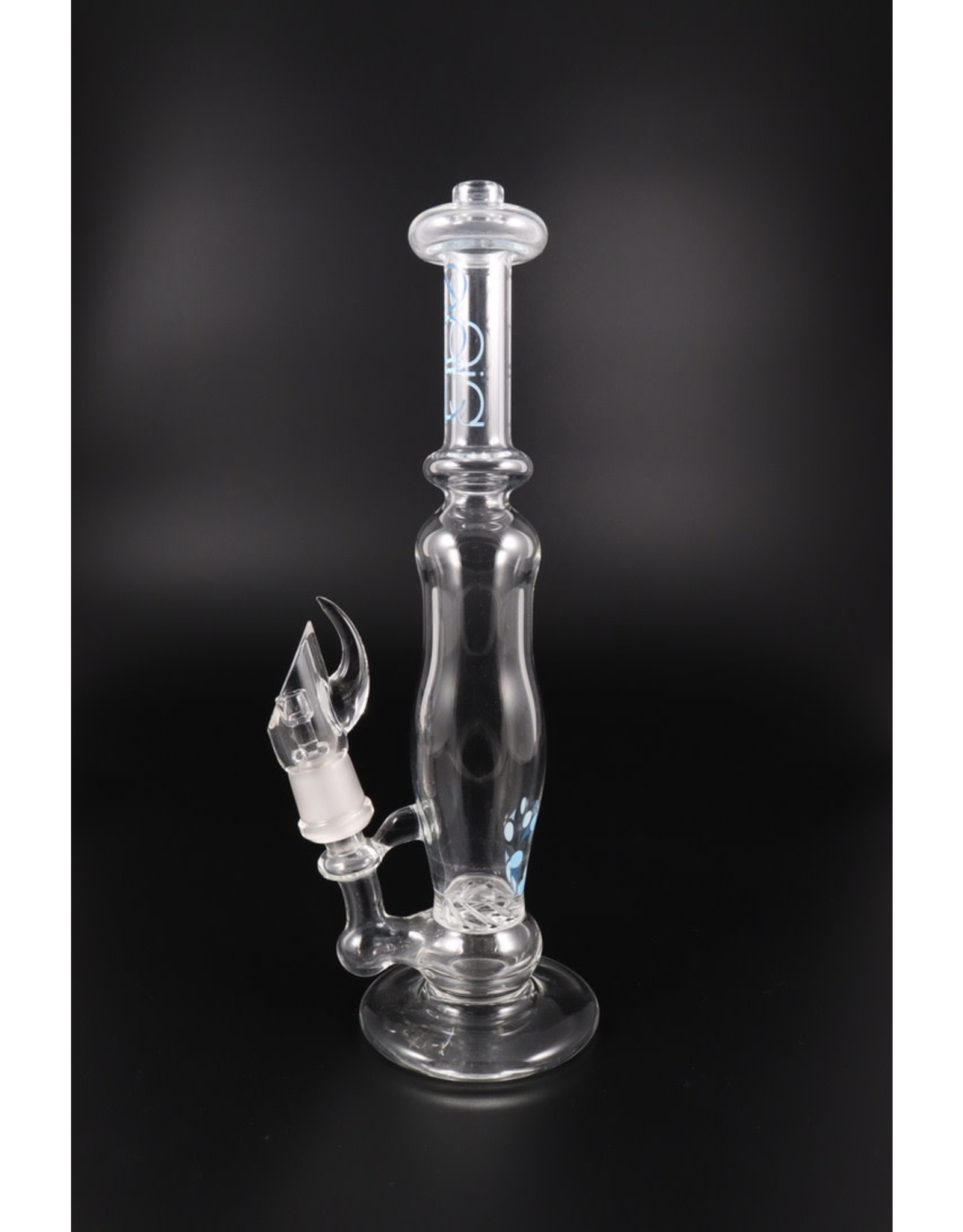 Fogz Glass Clear riptide Water Pipe