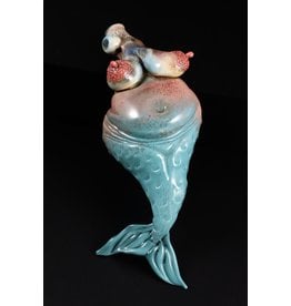 Zii Glass Mermaid Princess Hand Pipe