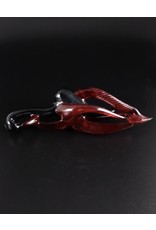 Antony Rigles Black/Red Sherlock Hand Pipe