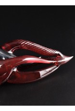 Antony Rigles Black/Red Sherlock Hand Pipe