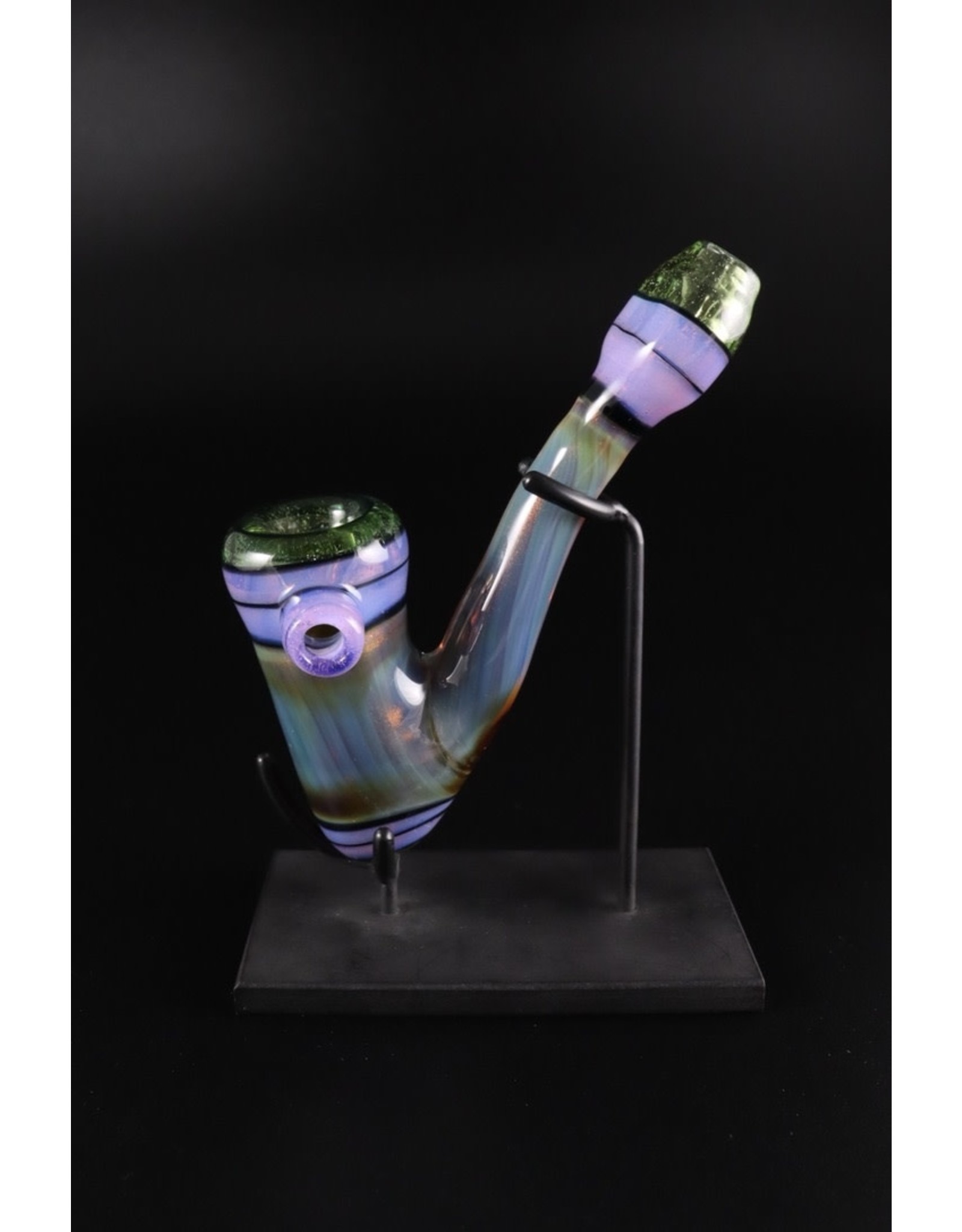 Glassfed Encalmo Lipwrap Sherlock Hand Pipe