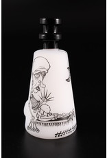 Zach Puchowitz Milk White Sketch Series Hand Pipe