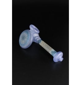 Om Glass Sandblasted Sidecar Patterns Hand Pipe