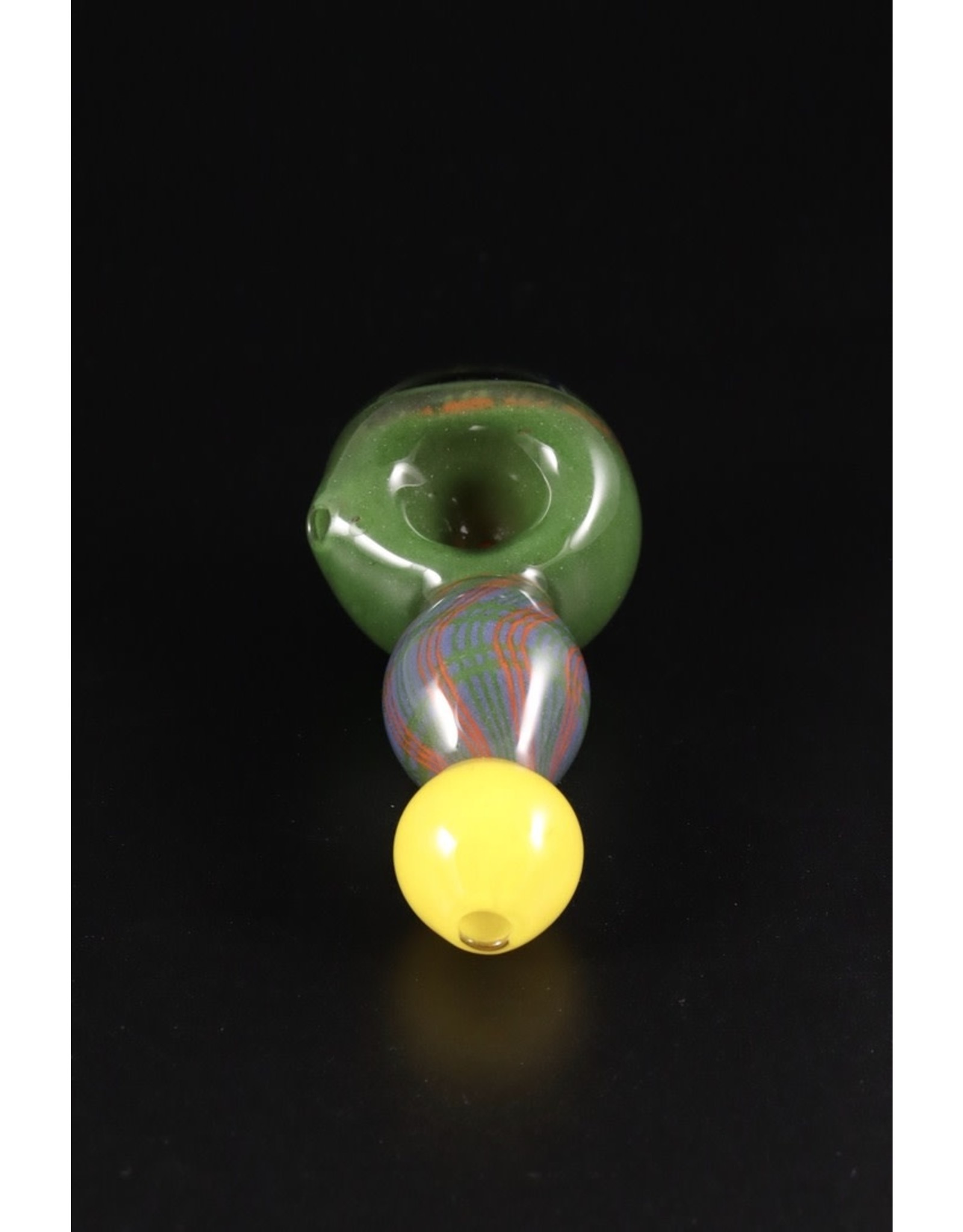 Hoffman Glass New Frit Design Hand Pipe