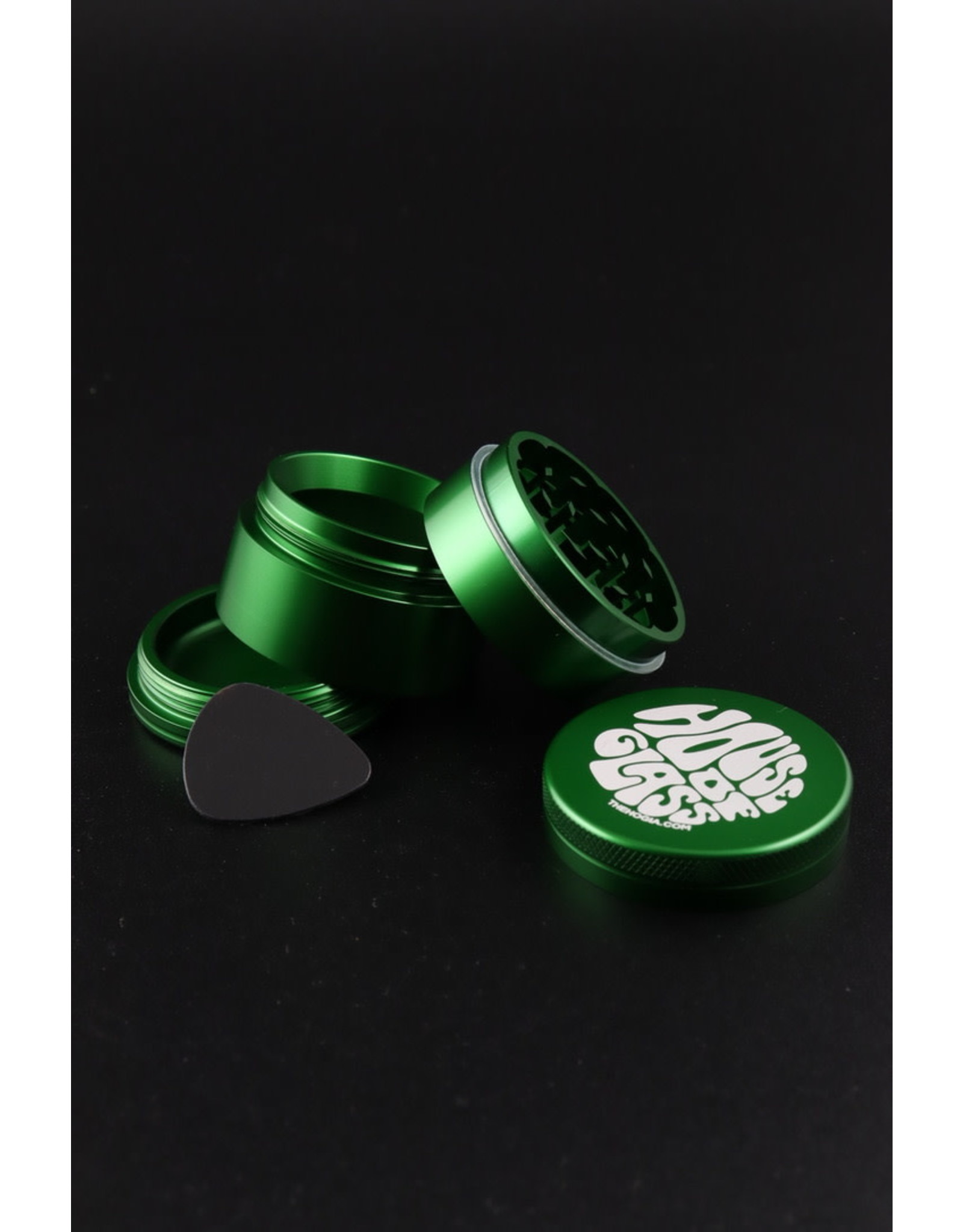 House of Glass Custom House of Glass Logo Metal Grinder