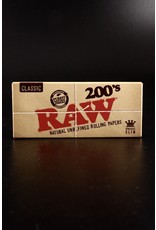 RAW RAW King Size Slim 200's Classic Papers