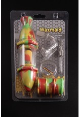 Waxmaid Silicone w/ Glass Water Perk Nectar Collector w/ Kit and Tool