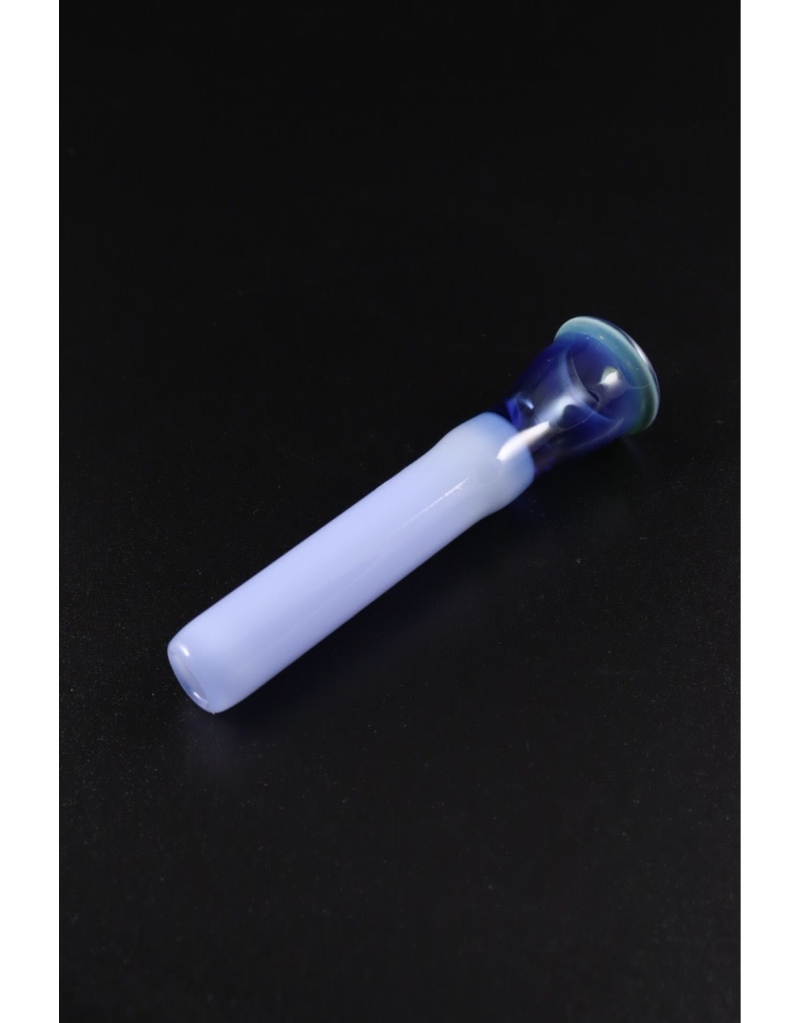 Lil Ben Two Color Fumed Funnel Bowl Straight Chillum