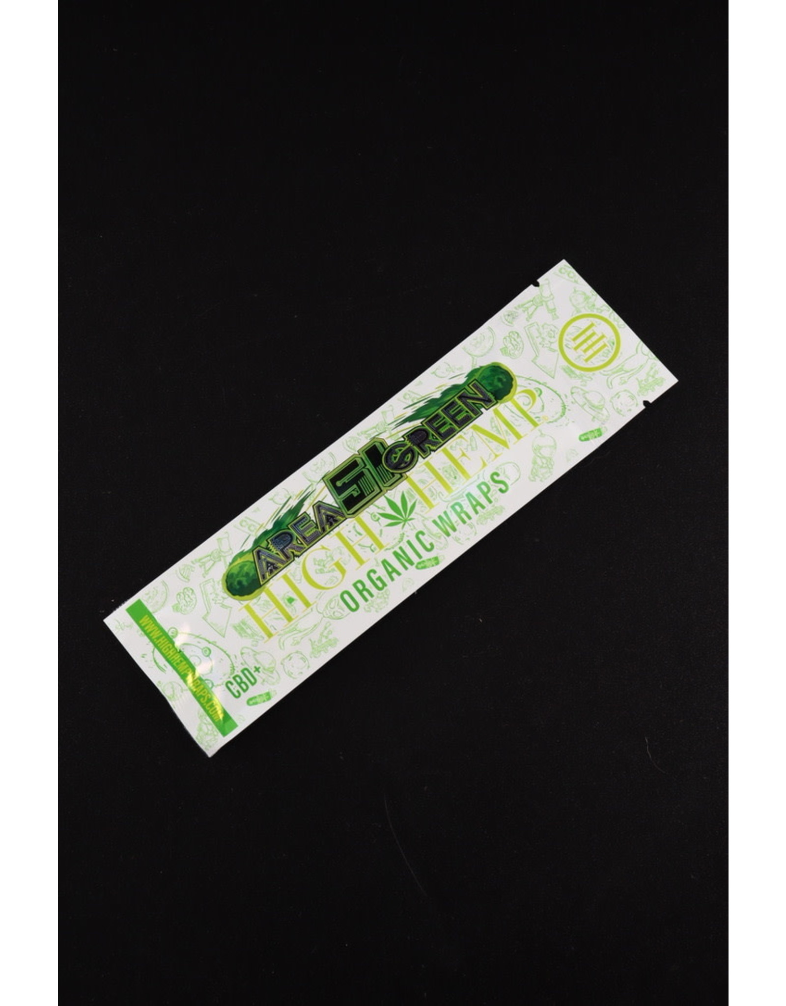 High Hemp High Hemp Wraps Area 51 Green Apple