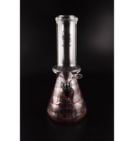 Glowfly Glass 10" Color Wrap Beaker Base Water Pipe - 9mm Pullbowl