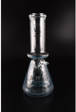 Glowfly Glass 10" Color Wrap Beaker Base Water Pipe - 9mm Pullbowl