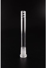 Lil Ben GonG  14mm Female Downstem for 14mm Male Bowls w/  Six Saw Cuts (4.5" below the joint)