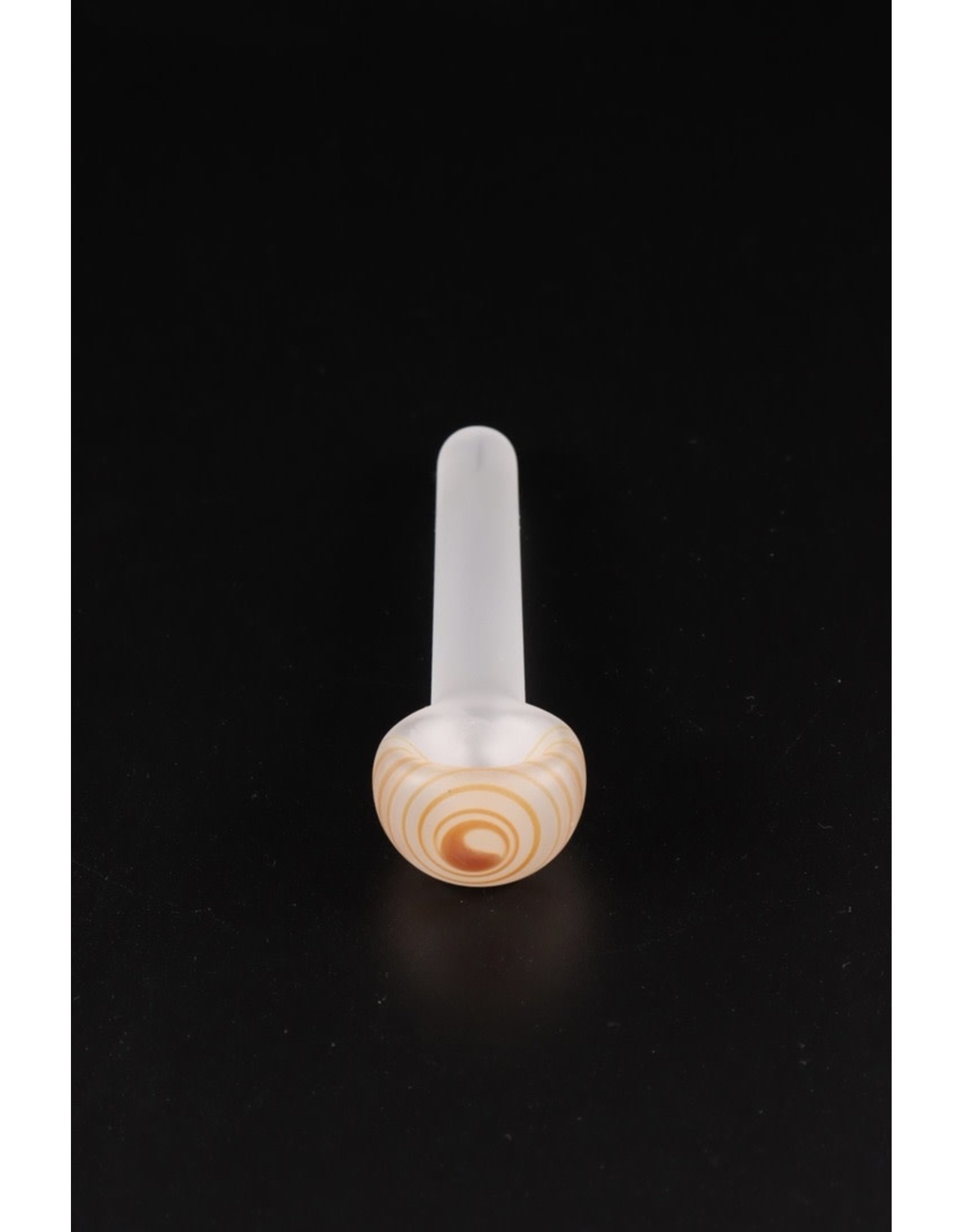 Jellyfish Glass Small Simple Cheap Ass Sand Blasted Frosted Hand Pipe