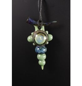 Horn and Opal Pendant
