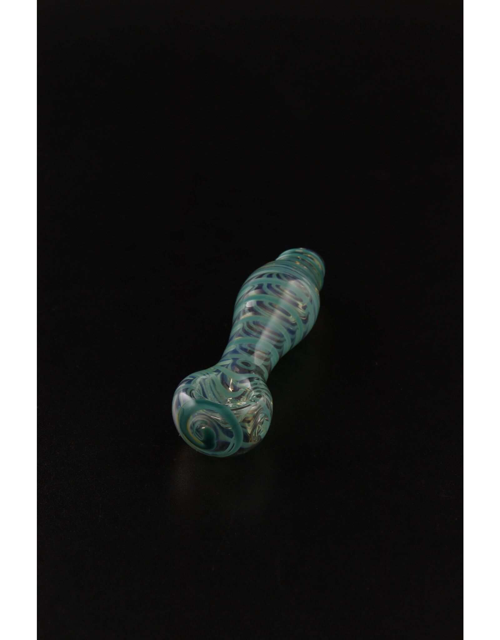 Jellyfish Glass Spun Fat Belly Hand Pipe
