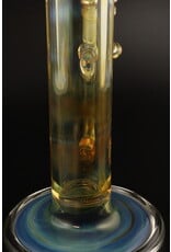Studio V Glass Fumed Stemless 4-hole Straight Tube Water Pipe