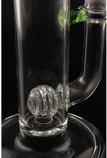Studio V Glass Double Perk Moon Tube Water Pipe