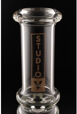 Studio V Glass Double Showerhead Tube Water Pipe