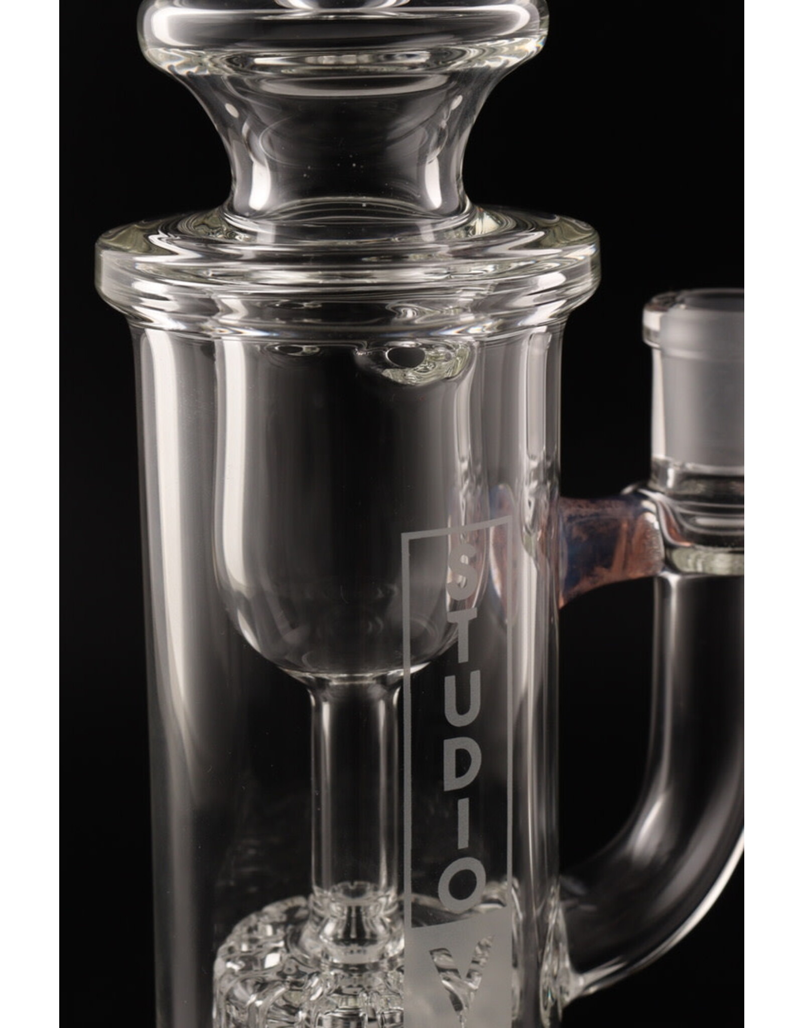 Studio V Glass Incycler Rig Water Pipe