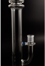 Studio V Glass Clear Stemless 4-hole Straight Tube Water Pipe