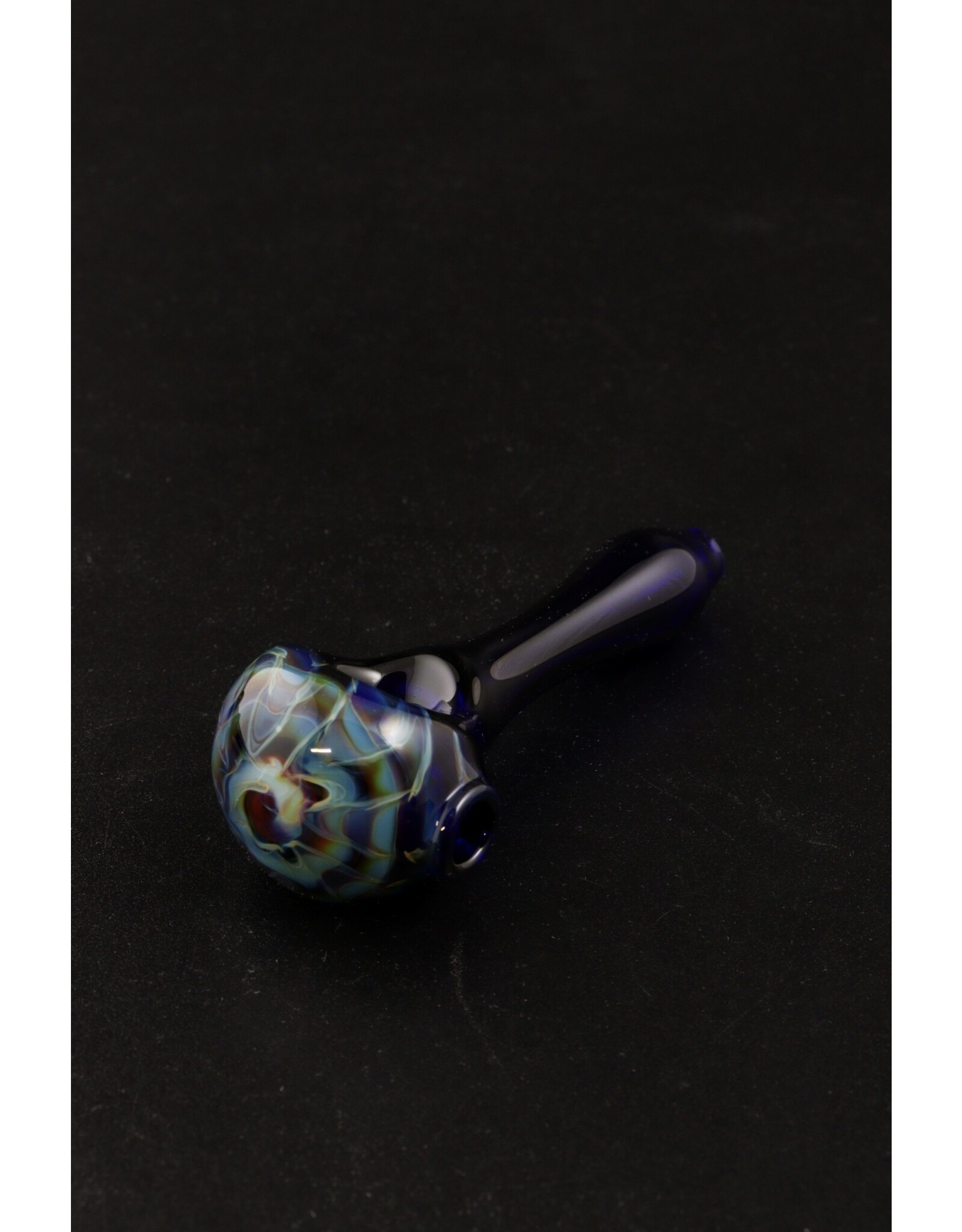 Lil Ben Milky Color or Cobalt w/ Color Cap Hand Pipe