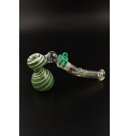 Lil Ben J Hook Mouthpiece 19mm Male Ash Catcher Converter to Bubbler Water Pipe (Clear or Fumed No Legs No Kick Stand)