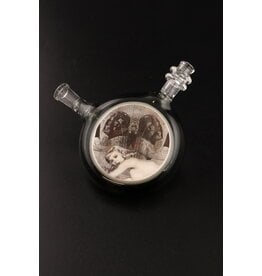 Huxtable Glass Small Artistic Disc Rig 10mm Female Rig
