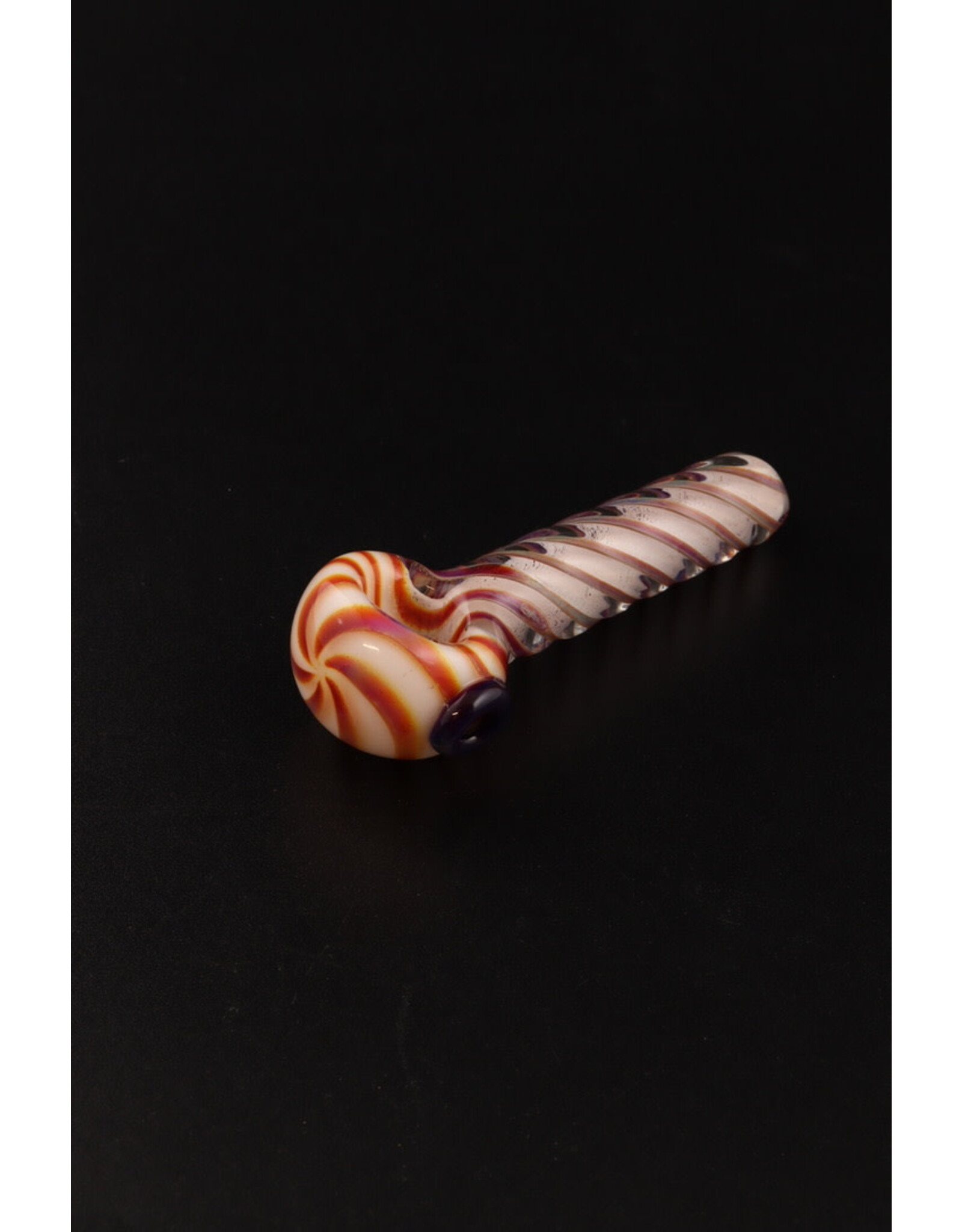 Jellyfish Glass Nohibition Barber Pole Hand Pipe